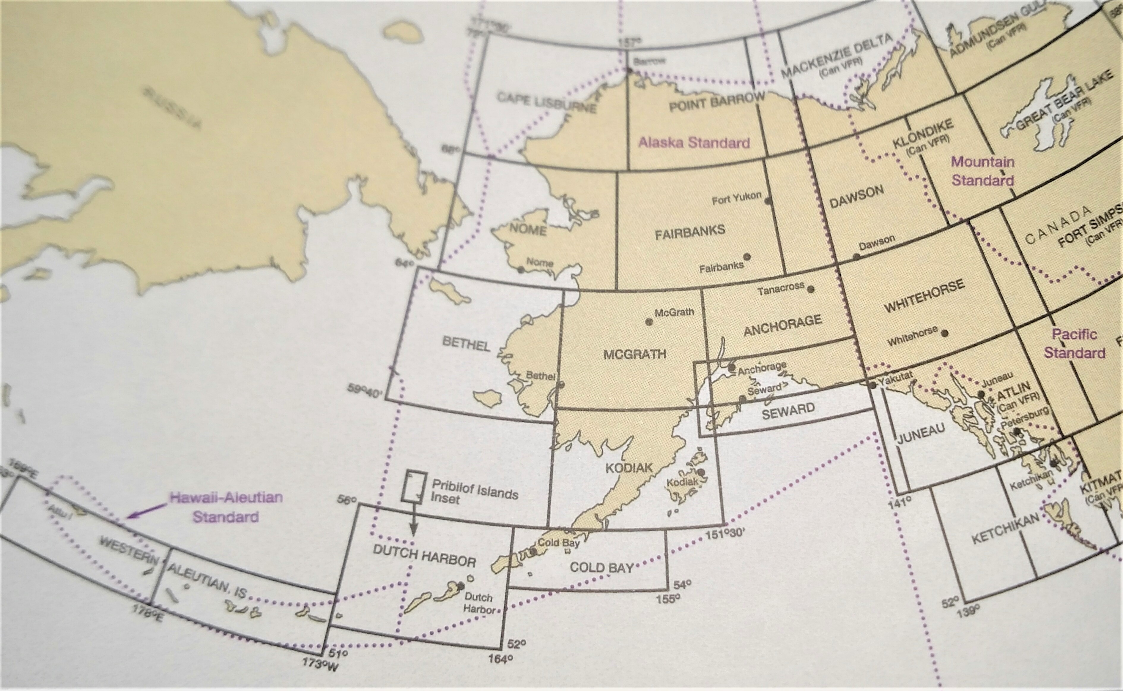 Alaska VFR Wall Planning Chart Flat AERONAUTICAL CHARTS